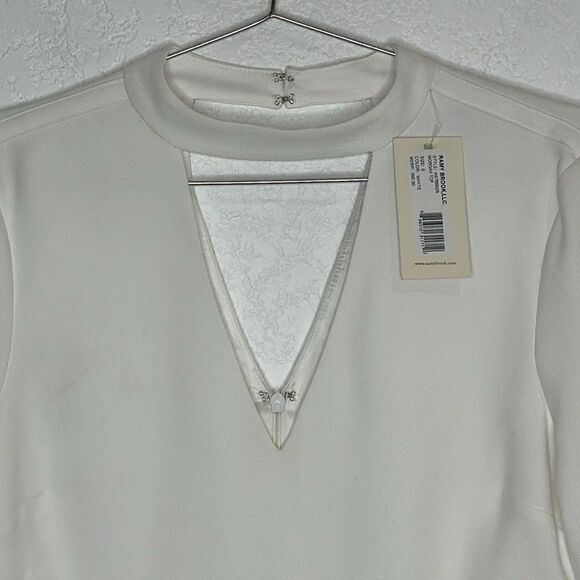 NWT Ramy Brook Morgan Top Small White - Picture 4 of 12
